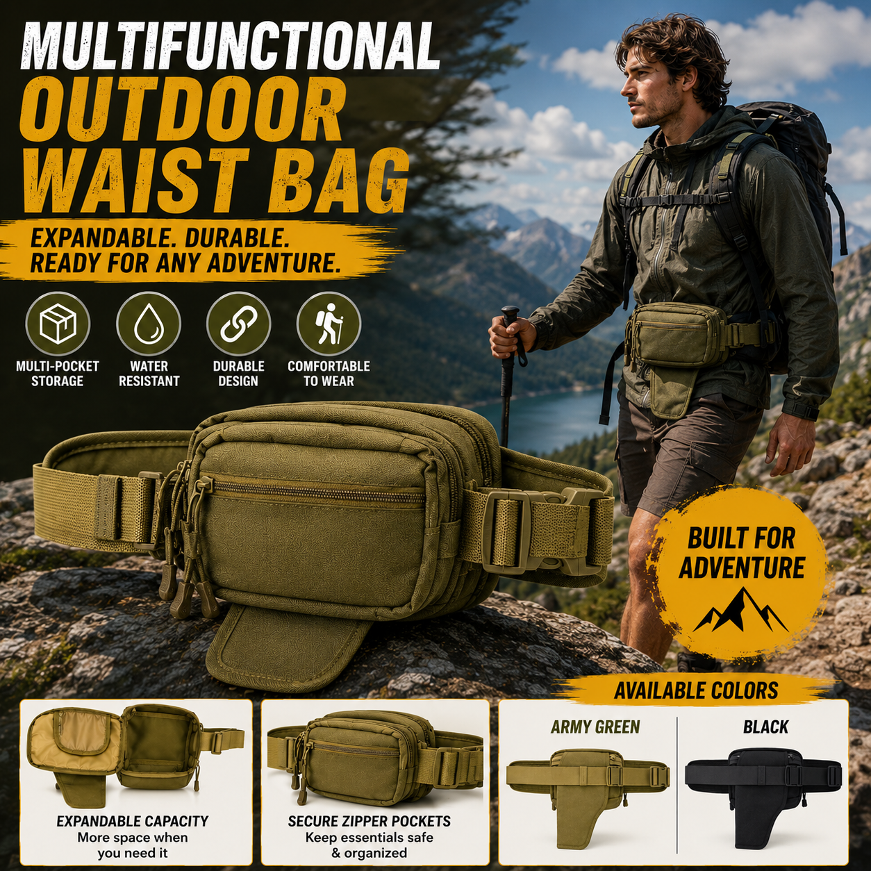 Battle Rope Heavy - Heavy Duty Oxford Tactical Fanny Pack