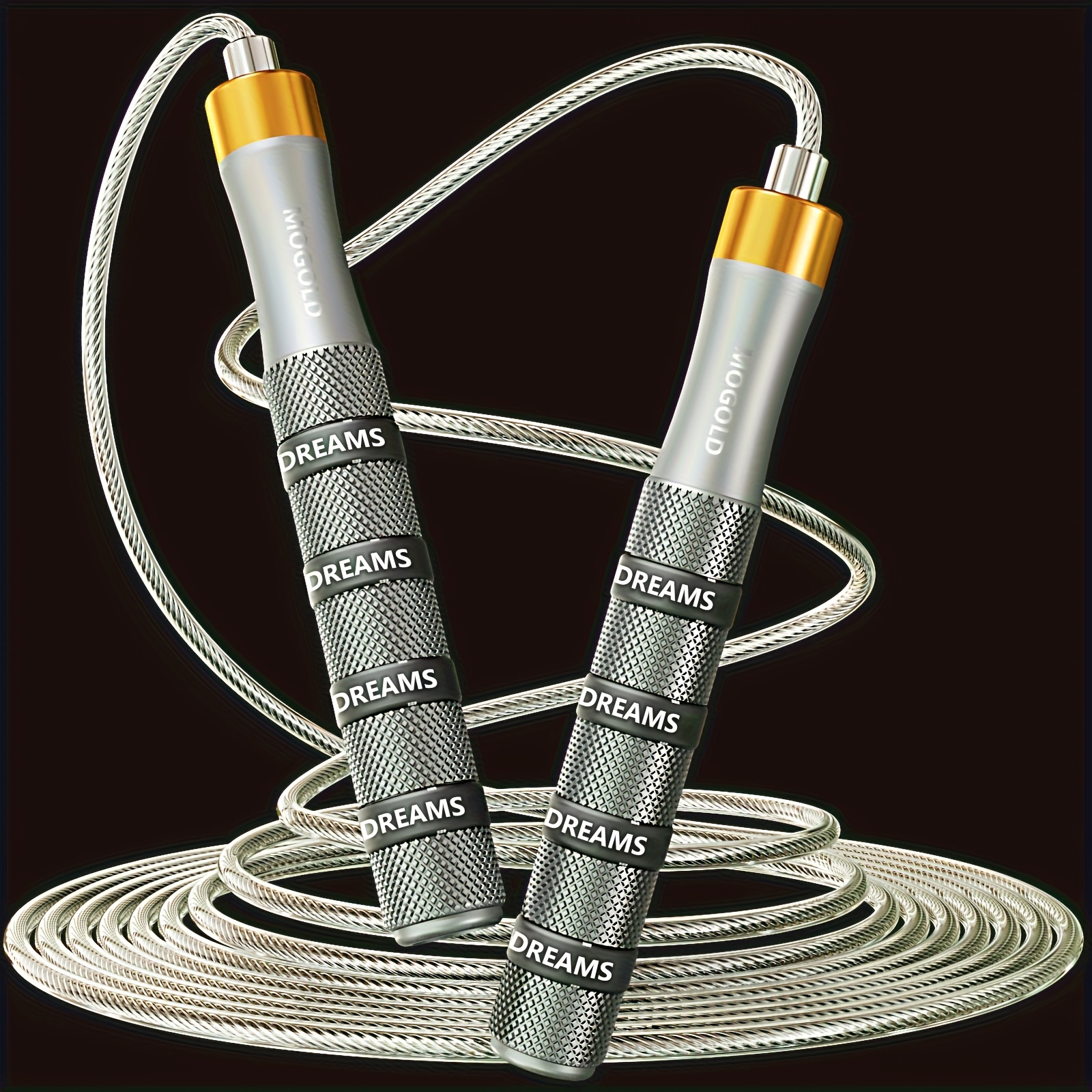 Speed Parachute Sprint - 20MOGOLD Adjustable High Speed Jump Rope