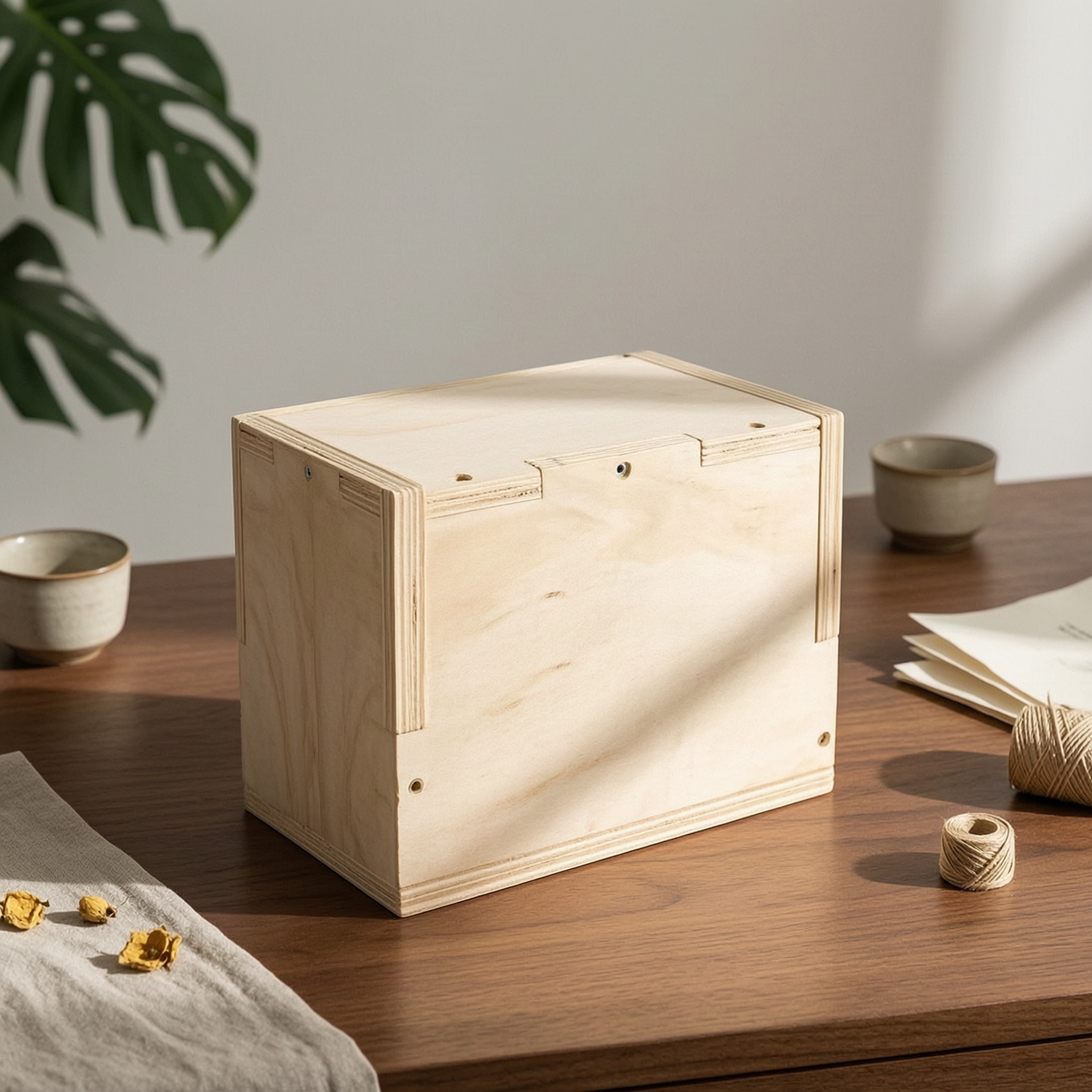 Home Gym Jump Box - Wooden Plyo Box Versatile Wooden Jump