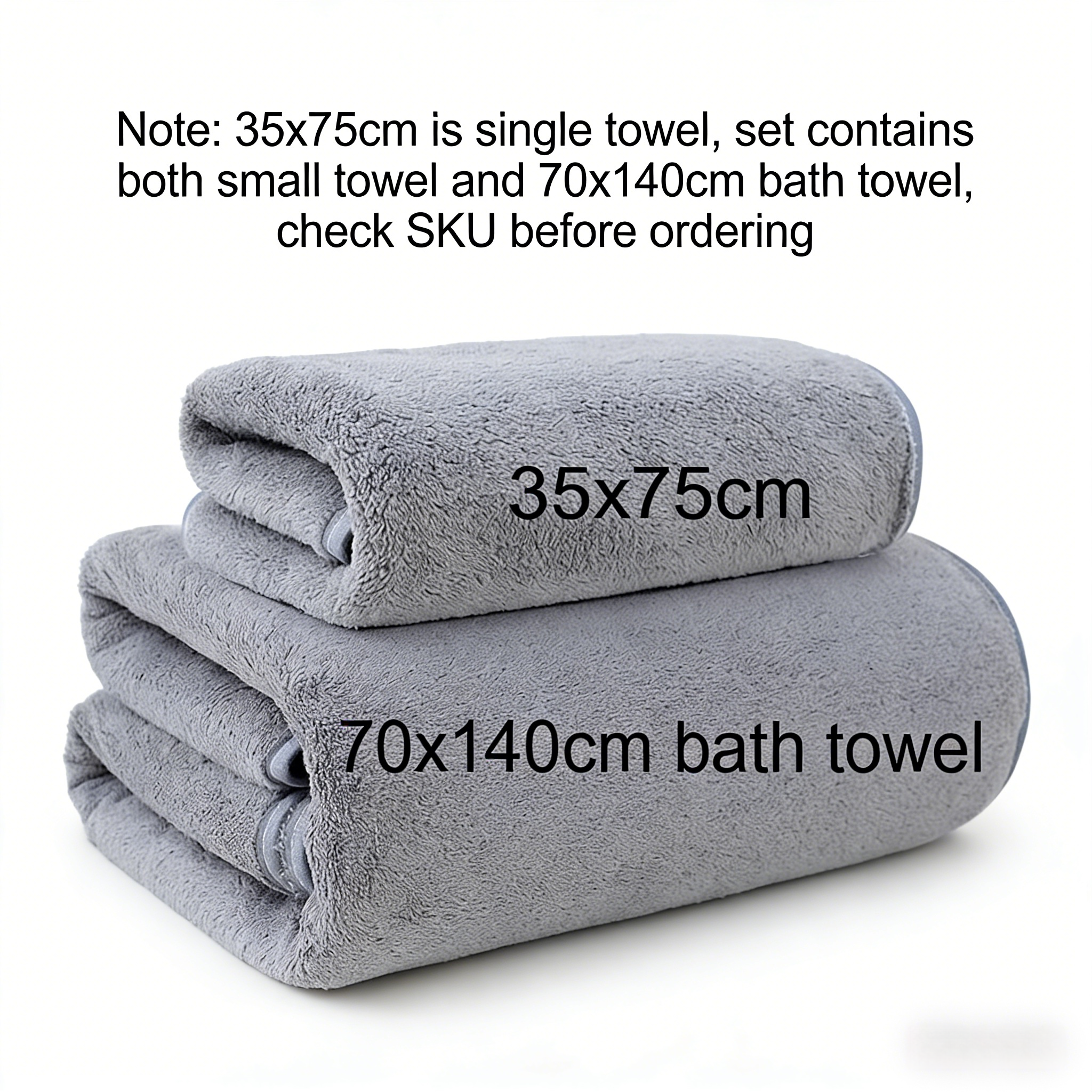 Home Gym Academy - Coral Fleece Thickened Towel and Bath