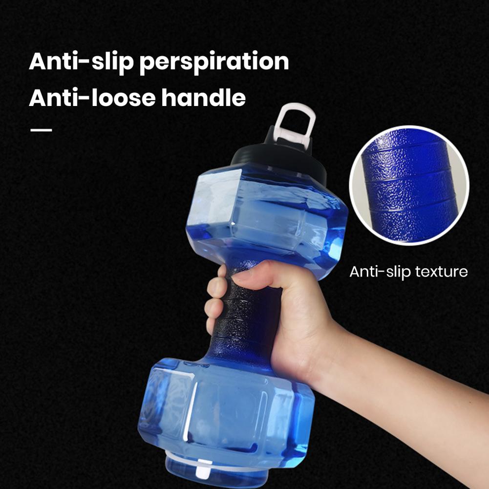 Home Gym Kit For Men - Dumbbell Sports Water Bottle Clear Portable