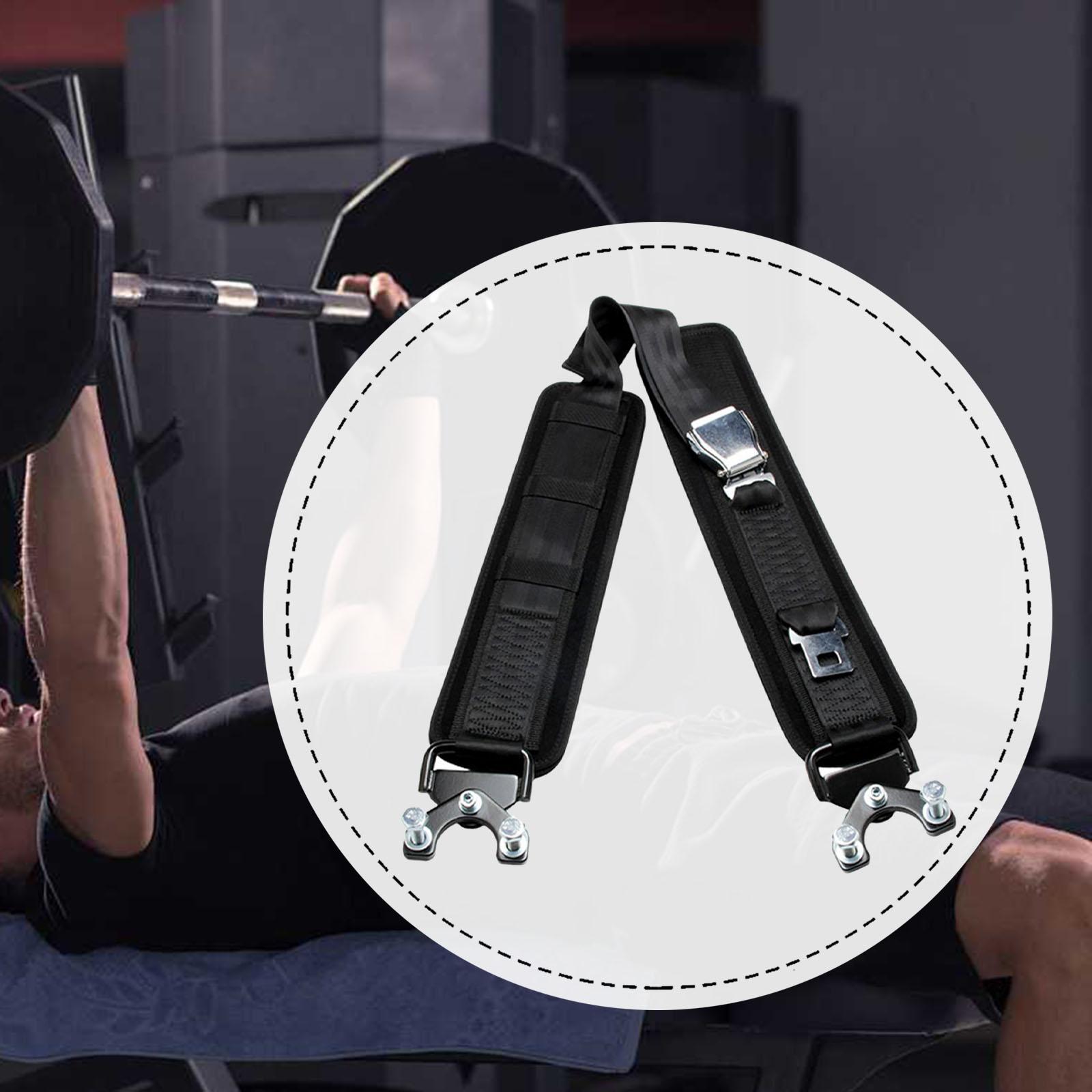 Home Gym Gear - Metal Buckle Hip Thrust Workout Belt