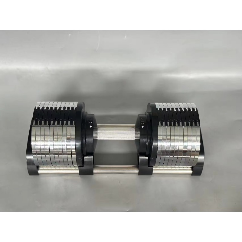 Home Gym Gear - Adjustable Steel Dumbbells Custom Weight for