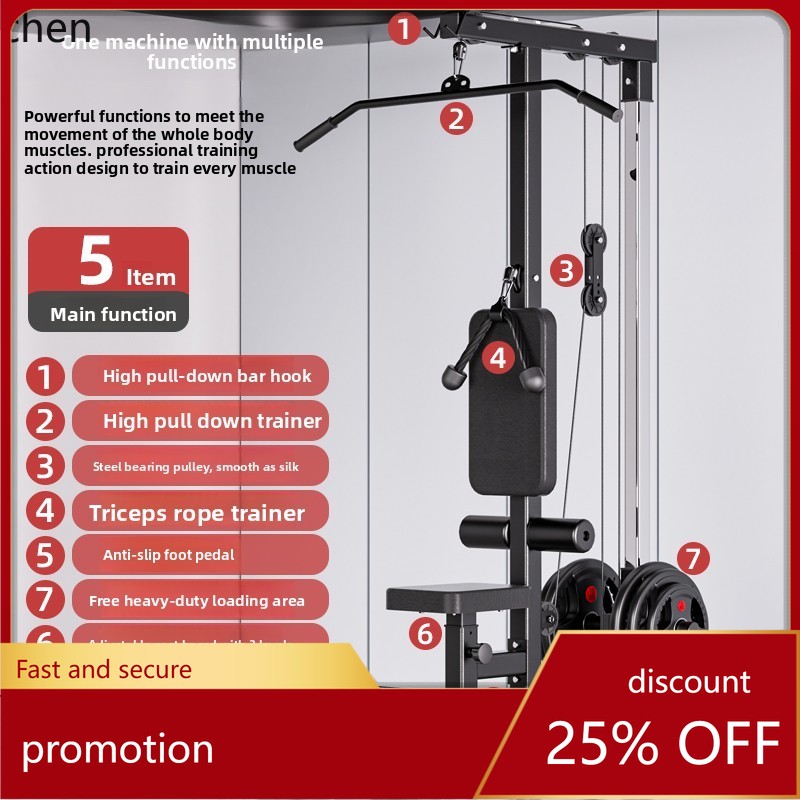 Home Gym One Machine - ZML Pull Down Trainer Home Single