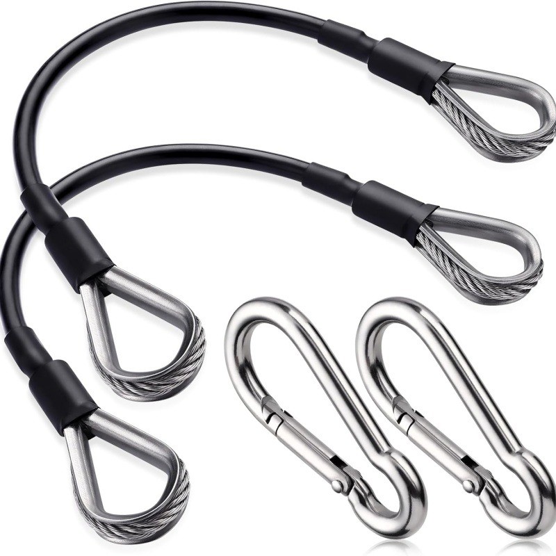 Home Gym Academy - 1/2Pcs 25cm Gym Cable Extension Compatible