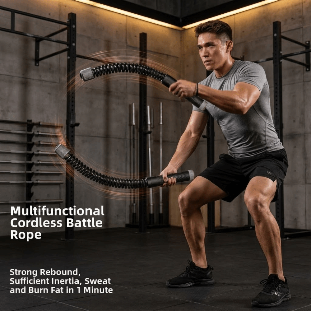2pcs Non Slip Handle Cordless  - Battle Rope Heavy recensione e prezzo