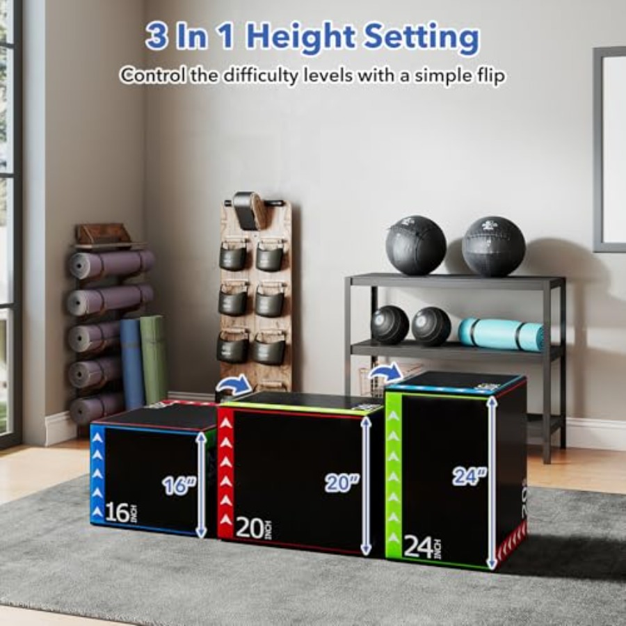 Home gym plyometric jump box:  - Home Gym Jump Box recensione e prezzo