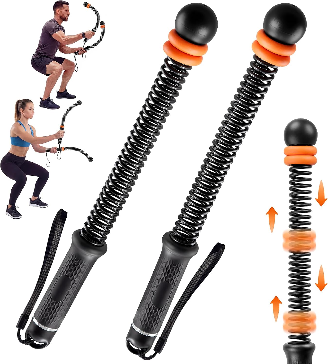 Adjustable Ropeless Battle Rop - Home Gym Exercise recensione e prezzo