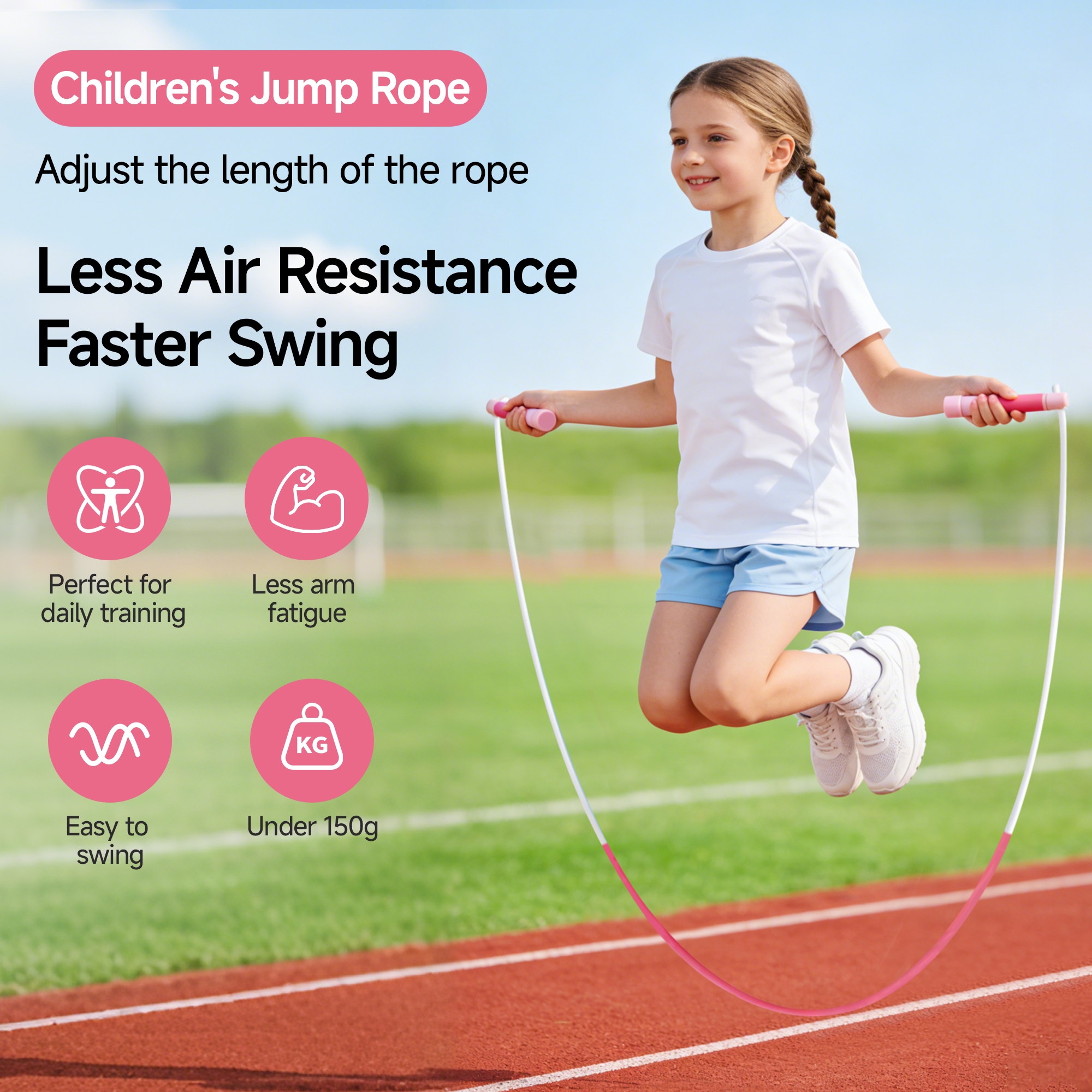 YUEDONG Speed Jump Rope for Ki - Speed Parachute Sprint recensione e prezzo