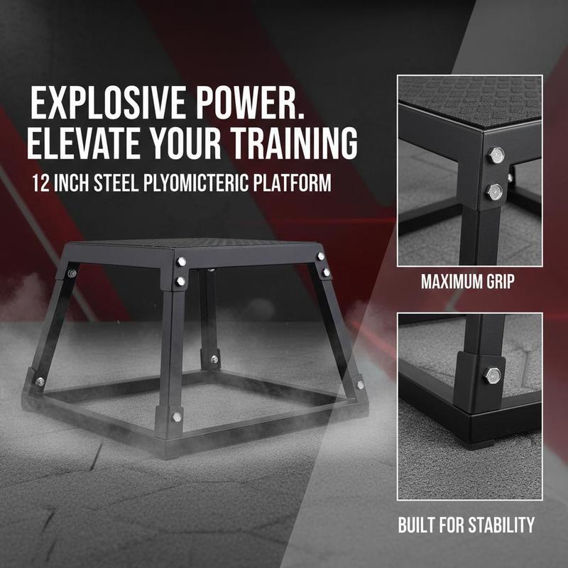 Steel Jumping Platform 12 Inch - Home Gym Exercise recensione e prezzo
