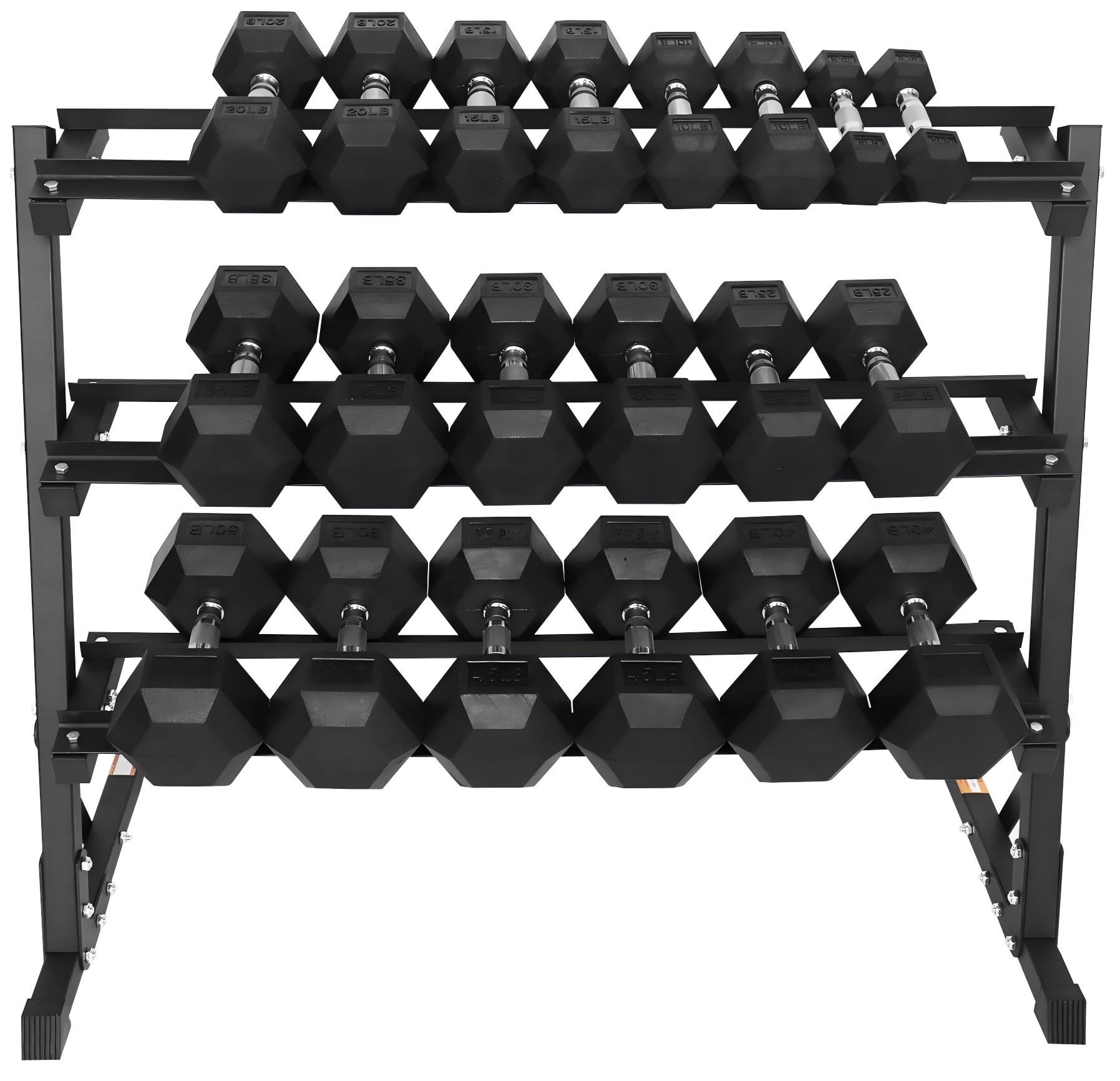 Premium Rubber Coated Hex Dumb - Home Gym Dumbbell Set recensione e prezzo