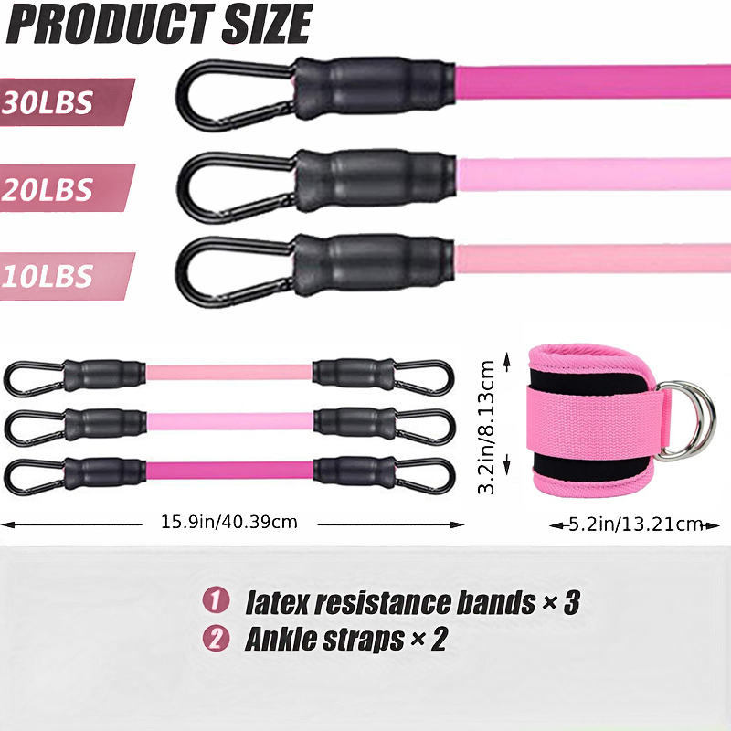 Ankle Straps Resistance Bands  - Home Gym Kit For Men recensione e prezzo