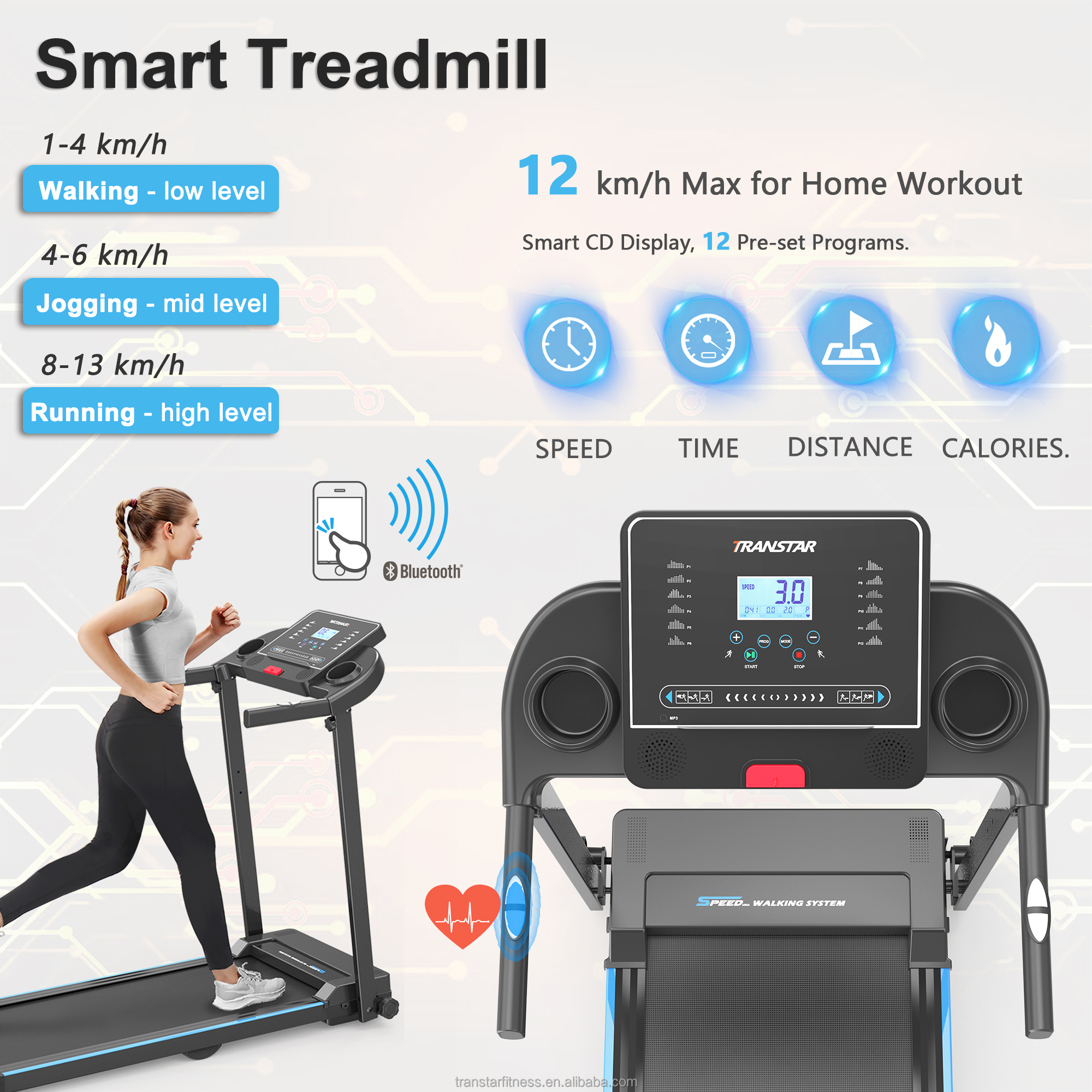 2.5HP Motor Foldable Electric  - Home Gym Academy recensione e prezzo