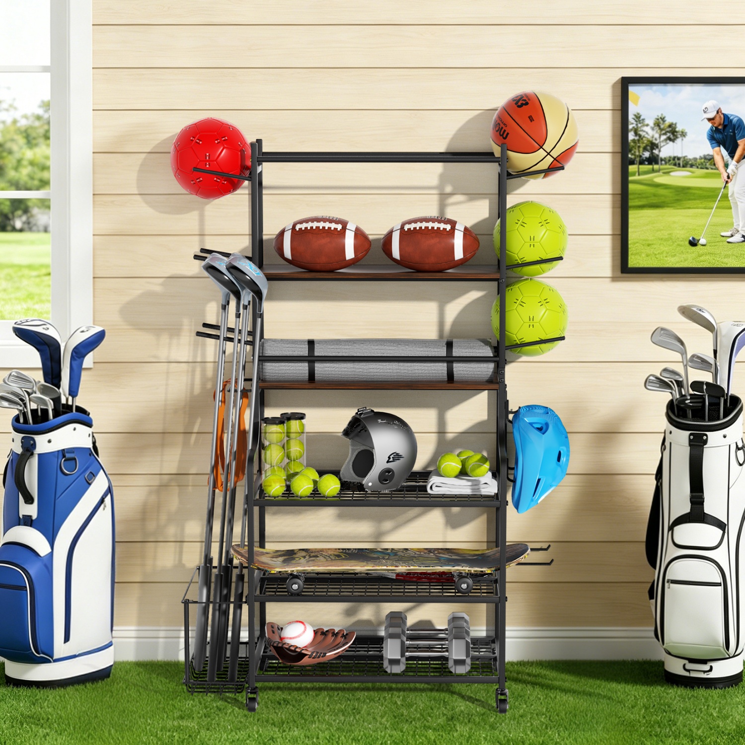 Yoga Mat Storage Rack Home Gym - Home Gym Gear recensione e prezzo