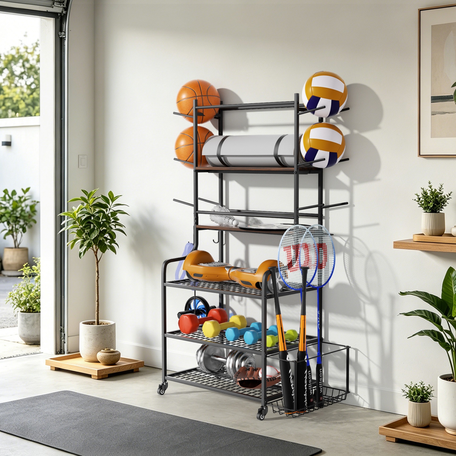Yoga Mat Storage Rack Home Gym - Home Gym Gear recensione e prezzo