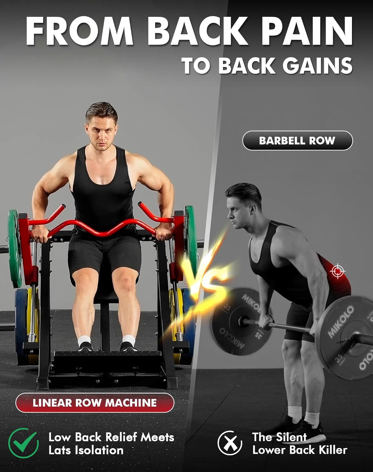 Plate-Loaded Linear Row Machin - Home Gym Smith recensione e prezzo