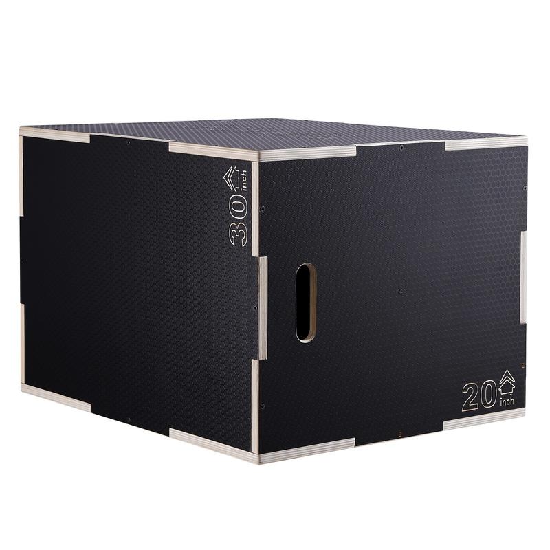 Wooden Plyo Box 30/24/20 Inch  - Home Gym Jump Box recensione e prezzo