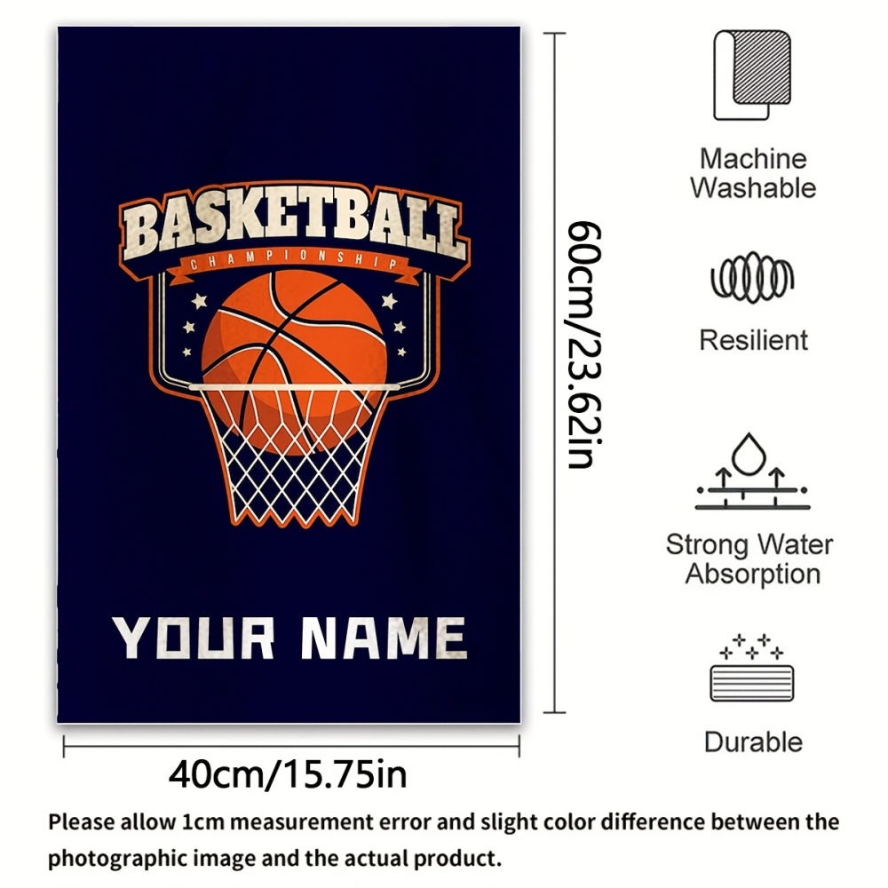 2pcs Name/Text Basketball Towe - Home Gym Academy recensione e prezzo