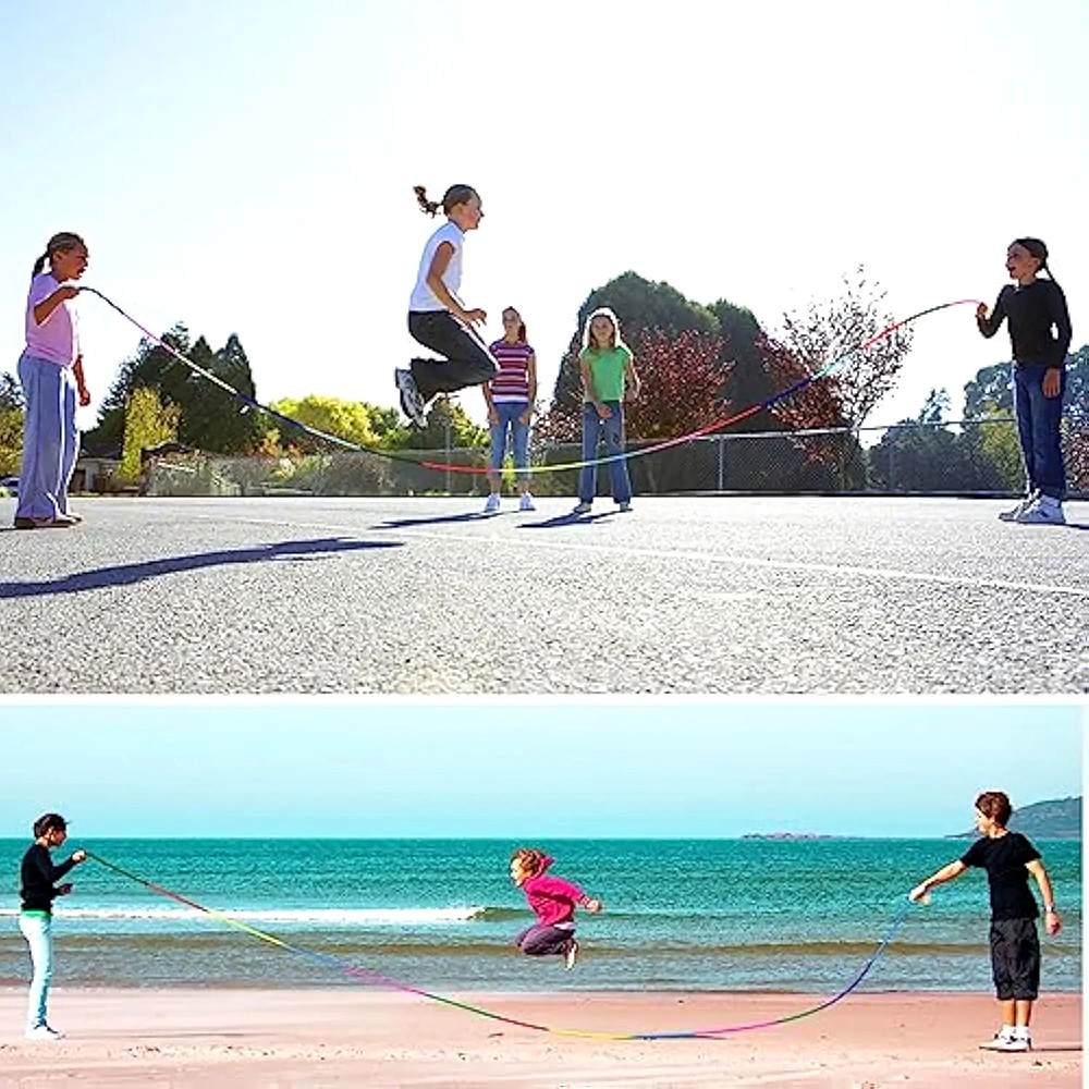 5M Rainbow Long Jump Rope for  - Speed Parachute Sprint recensione e prezzo