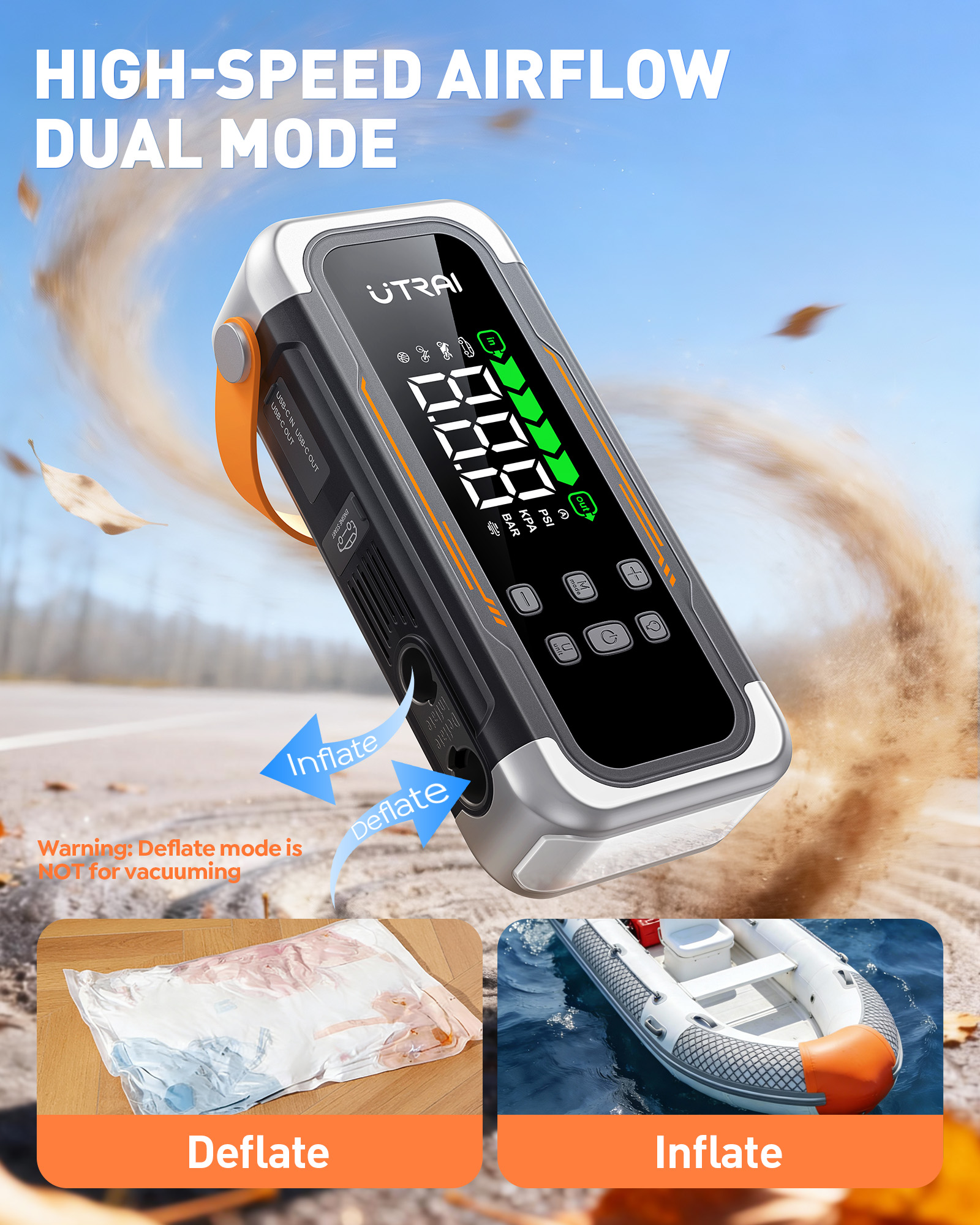UTRAI 5 in 1 6000A Car Jump St - Speed Parachute Sprint recensione e prezzo