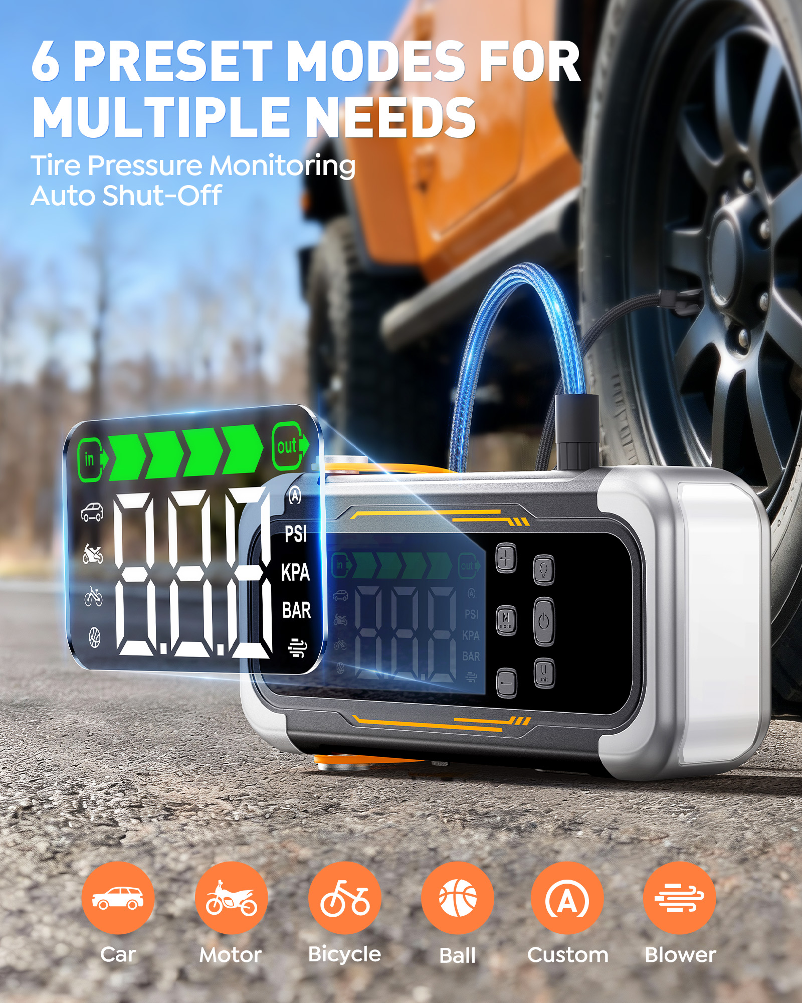 UTRAI 5 in 1 6000A Car Jump St - Speed Parachute Sprint recensione e prezzo