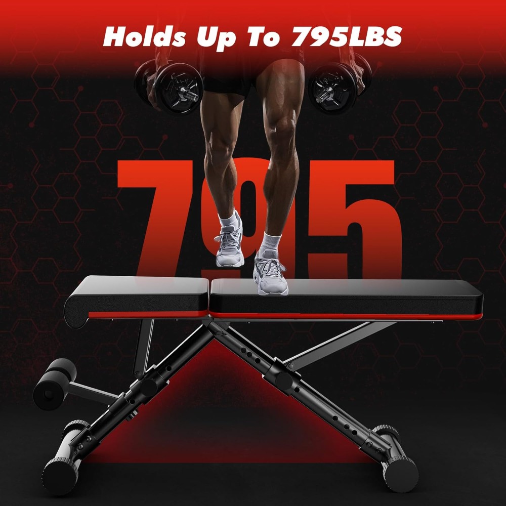 Adjustable Weight Bench for Ho - Home Gym Exercise recensione e prezzo