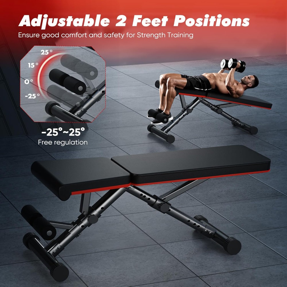 Adjustable Weight Bench for Ho - Home Gym Exercise recensione e prezzo