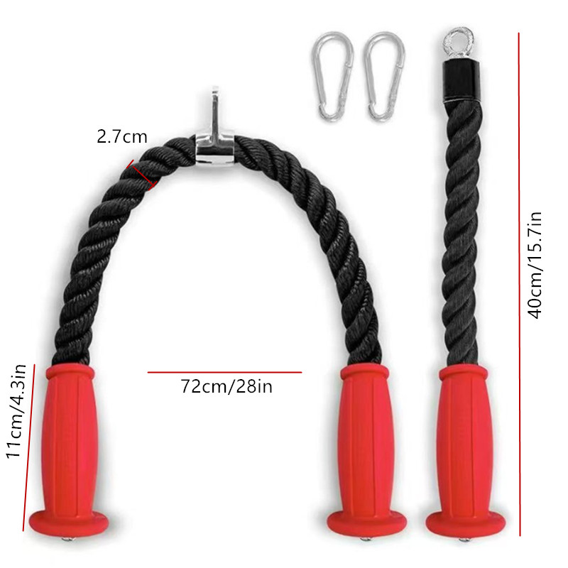 Ergonomic Tricep Ropes Non-Sli - Home Gym Academy recensione e prezzo