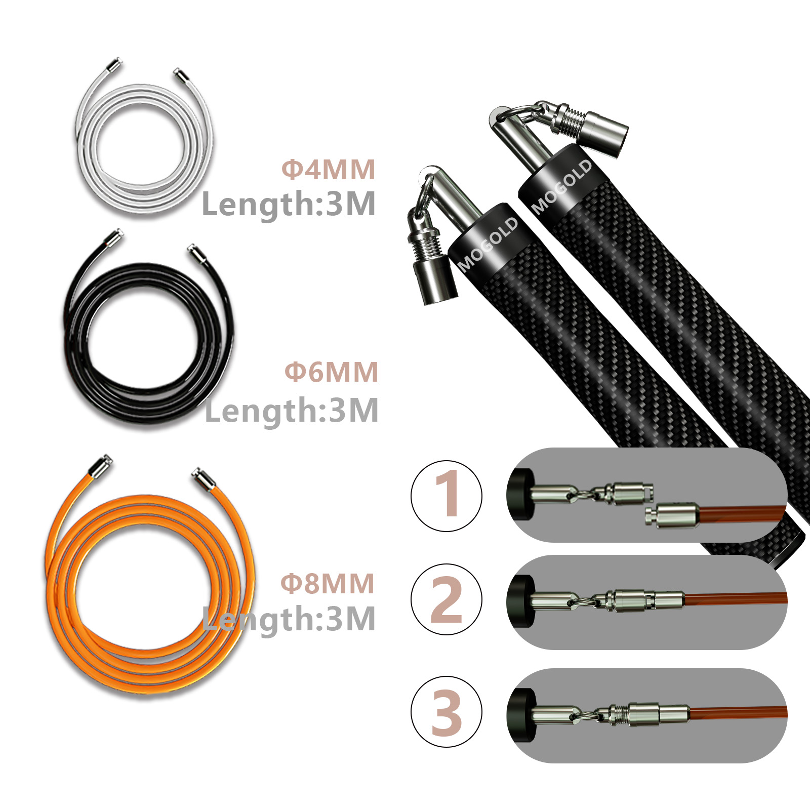 MOGOLD High-Speed Jump Rope |  - Speed Parachute Sprint recensione e prezzo