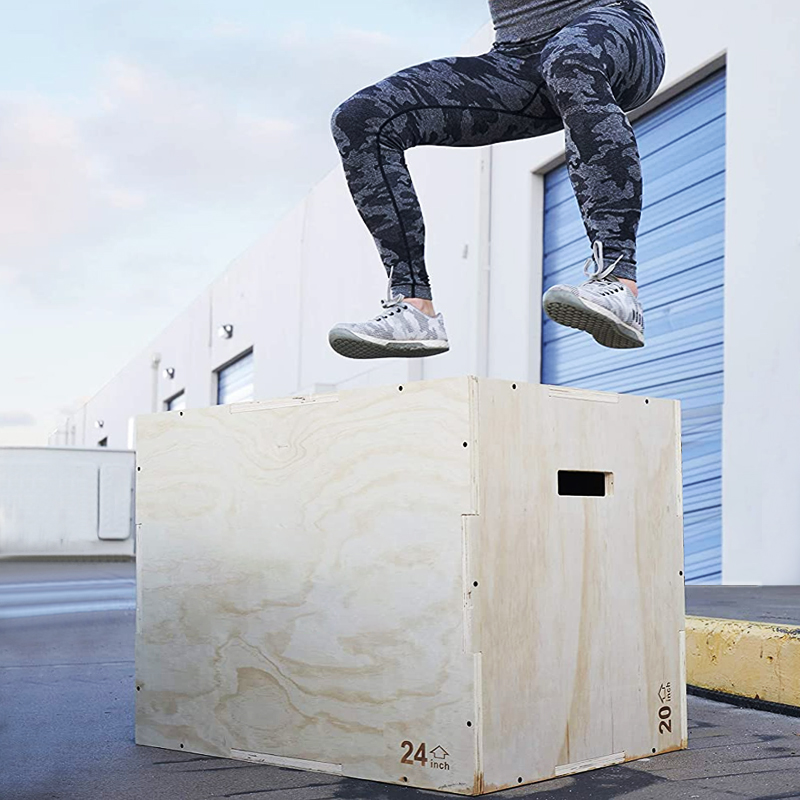 3 In 1 Wooden Fitness Plyometr - Home Gym Jump Box recensione e prezzo