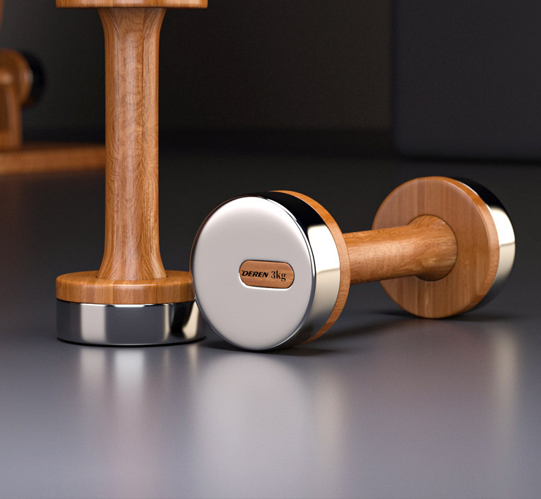 Wood & Steel Adjustable Dumbbe - Home Gym Dumbbell Set recensione e prezzo