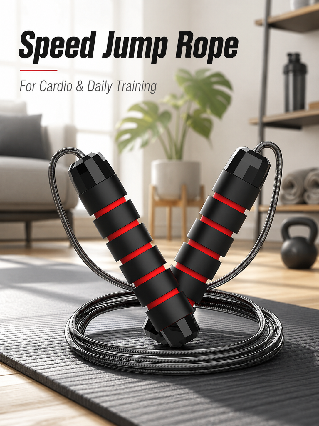 Steel Wire Speed Jump Rope, Ad - Speed Parachute Sprint recensione e prezzo