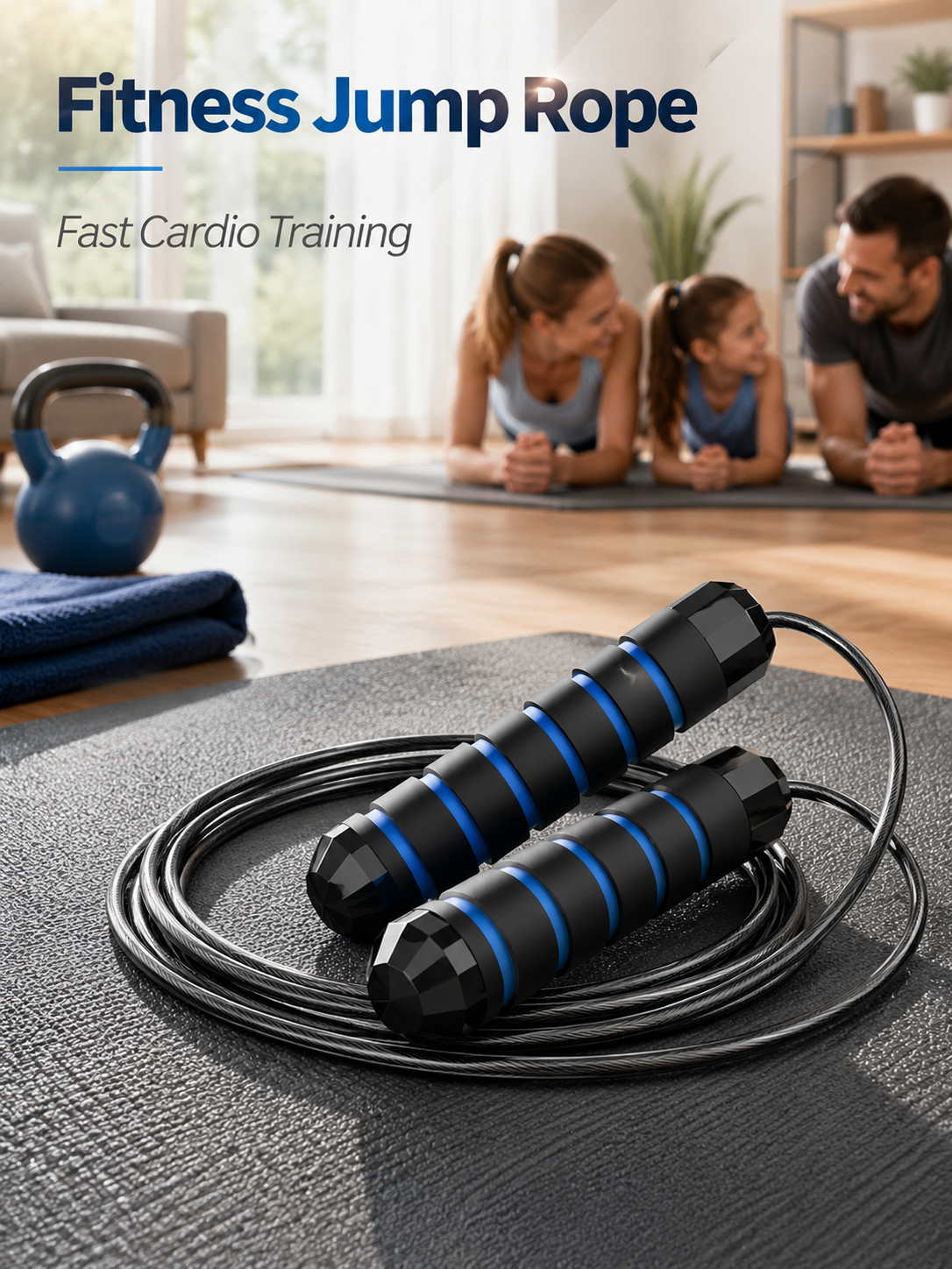 Steel Wire Speed Jump Rope, Ad - Speed Parachute Sprint recensione e prezzo