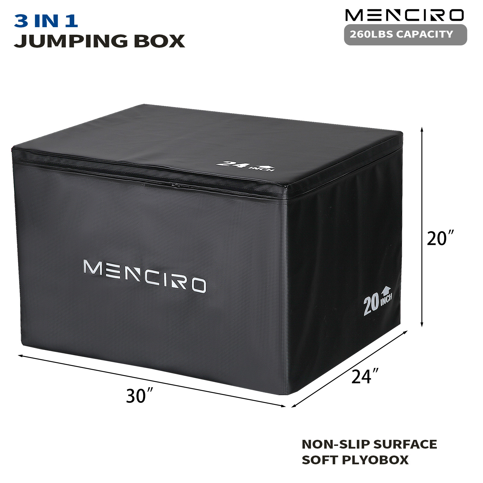 MENCIRO PE Foam Jump Box Home  - Home Gym Jump Box recensione e prezzo