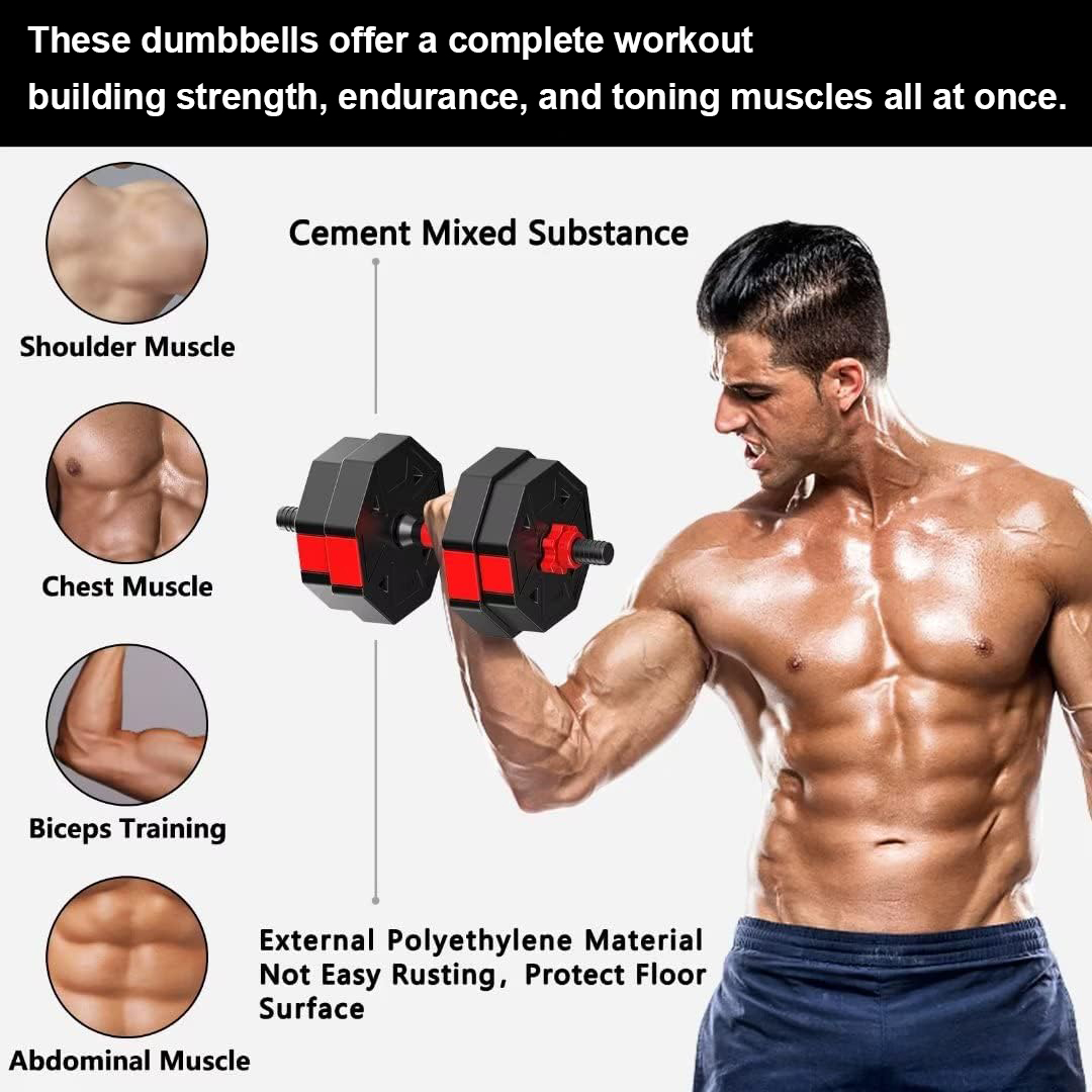 Adjustable Dumbbell to Barbell - Home Gym Kit For Men recensione e prezzo