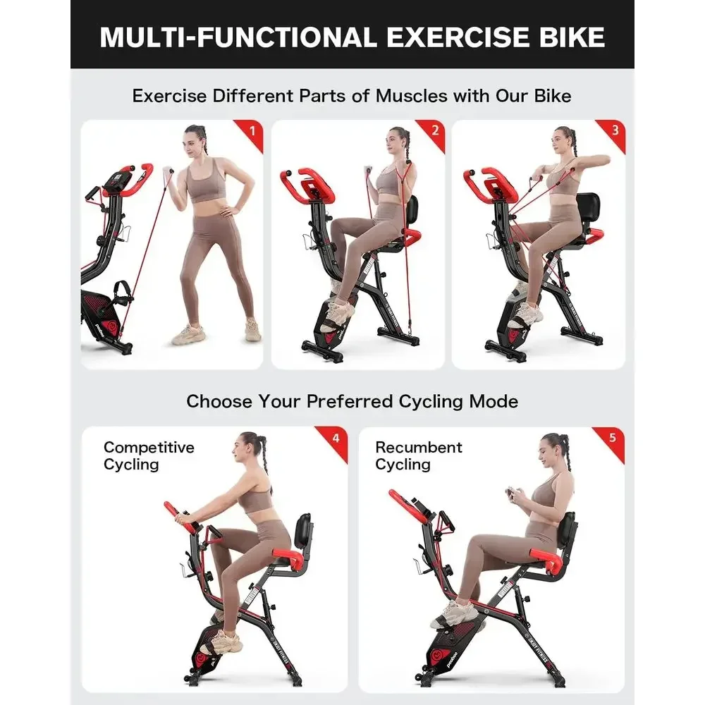 Upright Exercise Bike with Adj - Home Gym Bike recensione e prezzo