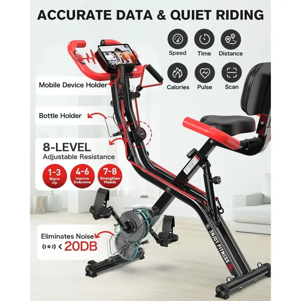 Upright Exercise Bike with Adj - Home Gym Bike recensione e prezzo
