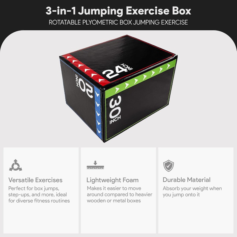 BalanceFrom 3-in-1 Foam Plyome - Home Gym Jump Box recensione e prezzo