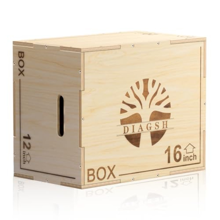 Plyo Box - 3-in-1 wood plyomet - Home Gym Jump Box recensione e prezzo